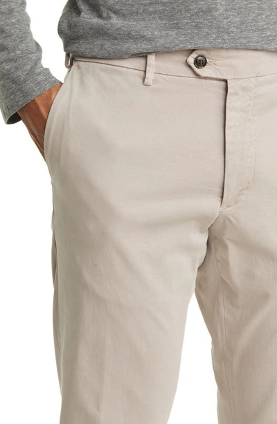 Shop Peter Millar Concorde Stretch Cotton Chino Pants In Khaki
