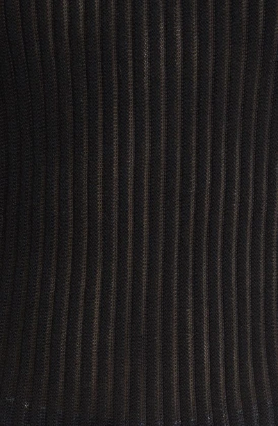 Shop Rag & Bone Dorit Rib Merino Wool Blend Sweater In Black