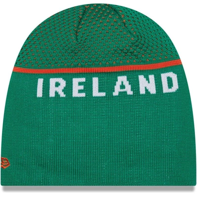 Shop New Era Green Ireland National Team Engineered Skull Knit Beanie