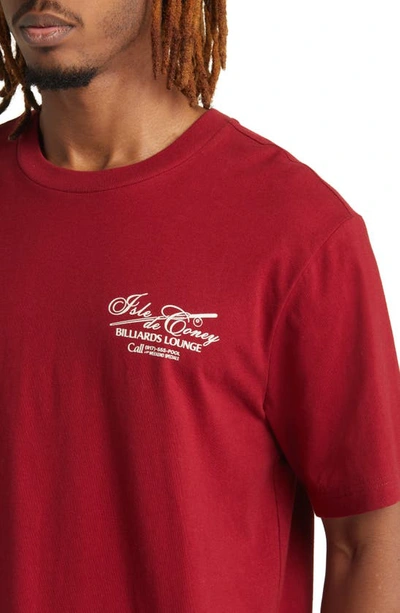 Shop Coney Island Picnic 8-ball Graphic T-shirt In Rhubarb