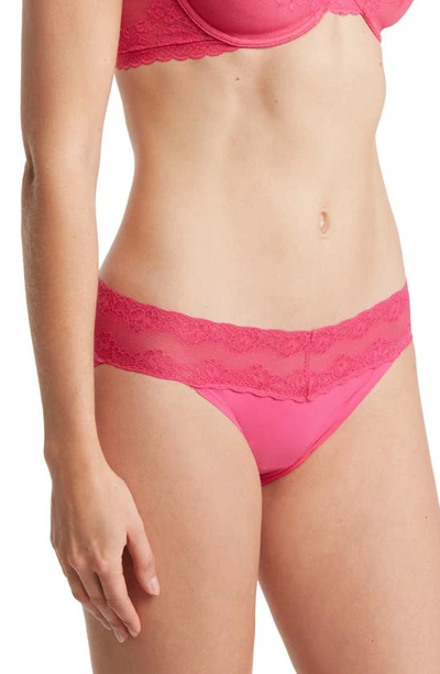 Shop Natori Bliss Perfection Bikini In Bright Blush