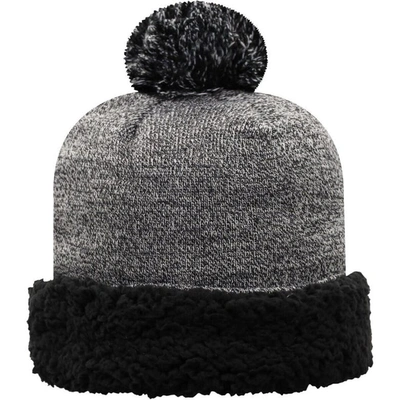 Shop Top Of The World Black Minnesota Golden Gophers Snug Cuffed Knit Hat With Pom