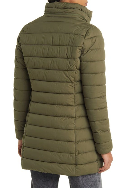 Shop Save The Duck Dorothy Quilted Puffer Coat In Sherwood Green