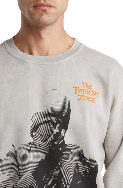 Shop Philcos Twilight Zone No Face Graphic Sweatshirt In Gray