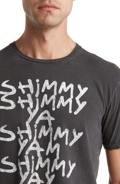 Shop Philcos Odb Shimmy Ya Cotton Graphic T-shirt In Black Pigment