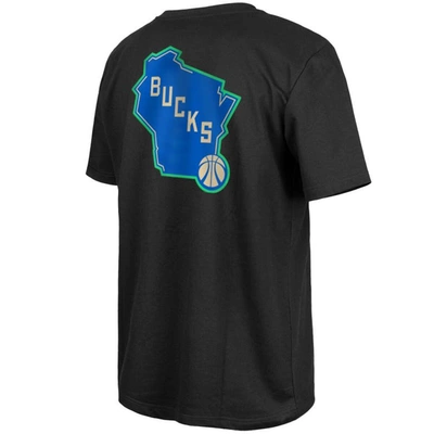 Shop New Era Black Milwaukee Bucks 2023/24 City Edition Elite Pack T-shirt