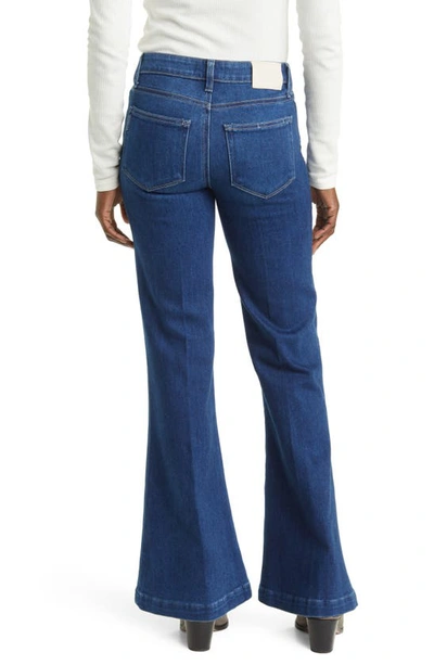 Shop Paige Genevieve High Waist Flare Jeans In Timeless