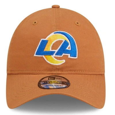 Shop New Era Brown Los Angeles Rams Core Classic 2.0 9twenty Adjustable Hat