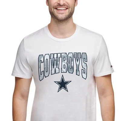 Shop Tommy Hilfiger White Dallas Cowboys Embroidered Patch T-shirt