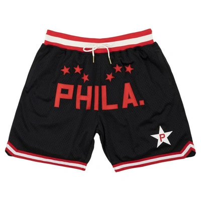 Shop Rings & Crwns Black Philadelphia Stars Replica Mesh Shorts