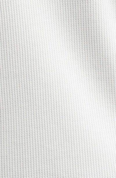 Sunspel Waffle Crewneck T-shirt In Ecru