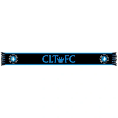 Shop Ruffneck Scarves Charlotte Fc Two-tone Summer Scarf In Blue