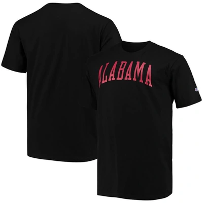 Shop Champion Black Alabama Crimson Tide Big & Tall Arch Team Logo T-shirt
