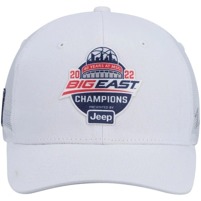 Shop Zephyr Basketball Conference Tournament Champions Locker Room Adjustable Hat In White