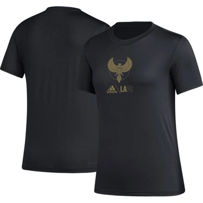 Shop Adidas Originals Adidas Black Lafc Aeroready Club Icon T-shirt