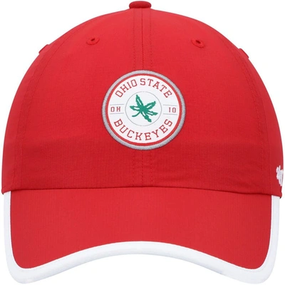 Shop 47 ' Scarlet Ohio State Buckeyes Microburst Team Clean Up Adjustable Hat