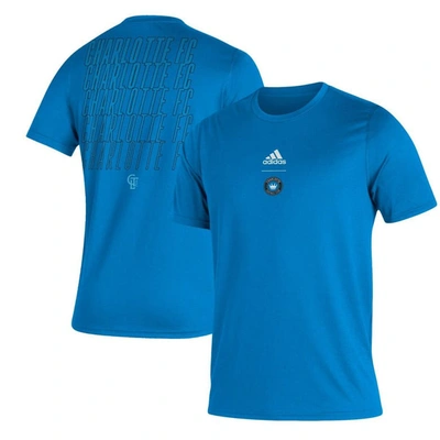 Shop Adidas Originals Charlotte Fc Blue Adidas Creator Club T-shirt
