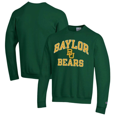 Shop Champion Green Baylor Bears High Motor Pullover Sweatshirt