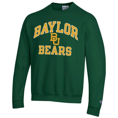 Shop Champion Green Baylor Bears High Motor Pullover Sweatshirt