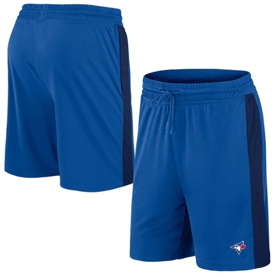 Shop Fanatics Branded Royal/navy Toronto Blue Jays Iconic Break It Loose Shorts