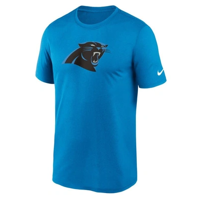 Shop Nike Blue Carolina Panthers Legend Logo Performance T-shirt