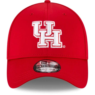 Shop New Era Red Houston Cougars Campus Preferred 39thirty Flex Hat