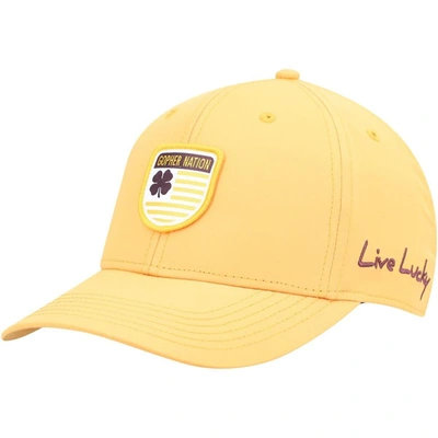 Shop Black Clover Gold Minnesota Golden Gophers Nation Shield Snapback Hat