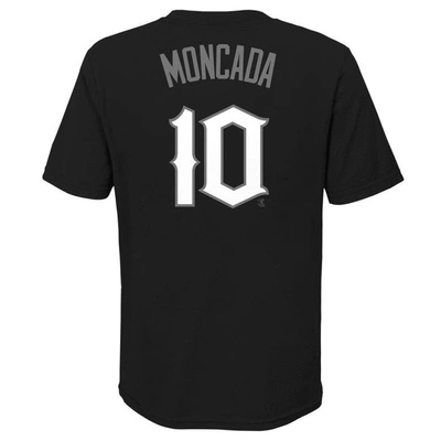 Shop Nike Youth  Yoan Moncada Black Chicago White Sox City Connect Name & Number T-shirt
