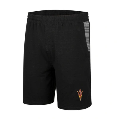 Shop Colosseum Black Arizona State Sun Devils Wild Party Tri-blend Shorts