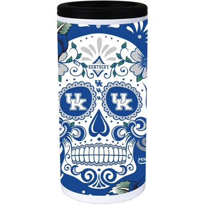 Shop Indigo Falls Kentucky Wildcats Dia Stainless Steel 12oz. Slim Can Cooler In White