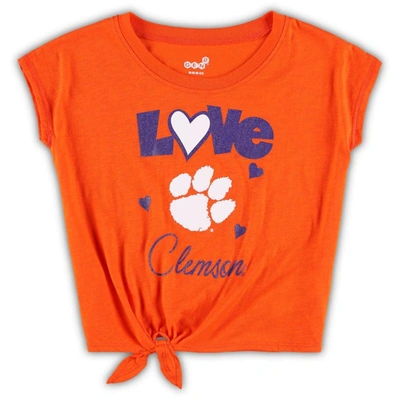 Shop Outerstuff Toddler Orange/purple Clemson Tigers Forever Love Team T-shirt & Leggings Set