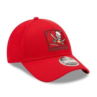 Shop New Era Red Tampa Bay Buccaneers Framed Af 9forty Snapback Hat