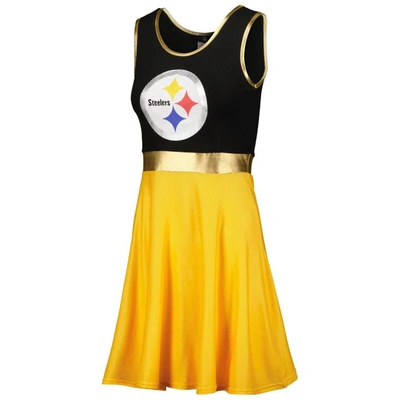 Shop Jerry Leigh Black/gold Pittsburgh Steelers Game Day Costume Dress Set