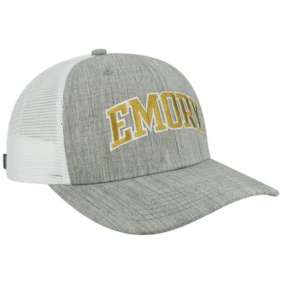 Shop Legacy Athletic Heather Gray/white Emory Eagles Arch Trucker Snapback Hat