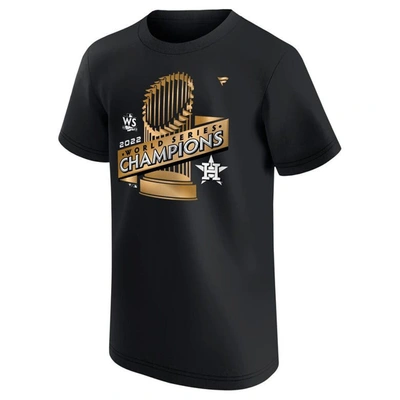 Shop Fanatics Youth  Branded Black Houston Astros 2022 World Series Champions Parade T-shirt