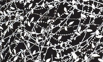 Alex Evenings Printed Jacket And Top Set, Regular & Petite Sizes In Black/ White