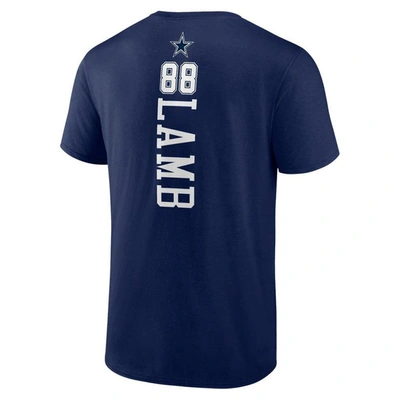 Shop Fanatics Branded Ceedee Lamb Navy Dallas Cowboys Playmaker T-shirt