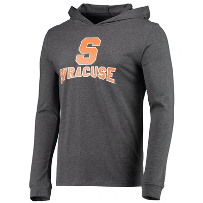 Shop Concepts Sport Orange/heather Charcoal Syracuse Orange Meter Long Sleeve Hoodie T-shirt & Jogger Paj