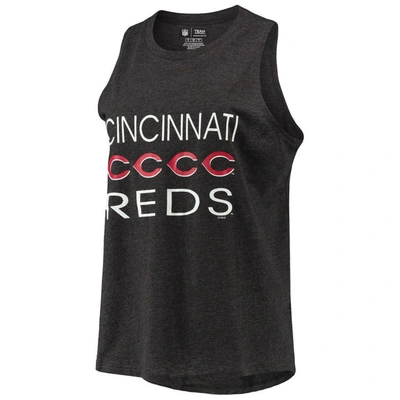 Shop Concepts Sport Red/black Cincinnati Reds Meter Muscle Tank Top & Pants Sleep Set