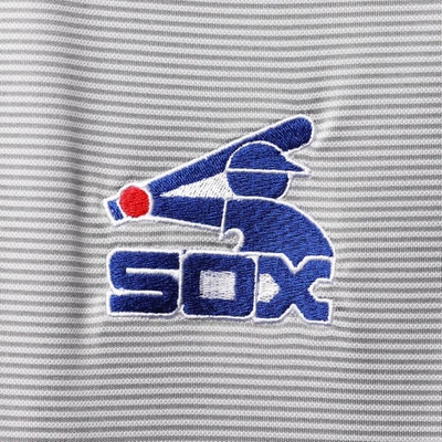Shop Levelwear Gray Chicago White Sox Orion Historic Logo Raglan Quarter-zip Jacket