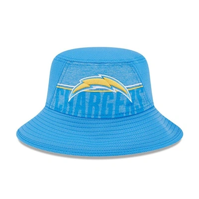 Shop New Era Blue Los Angeles Chargers 2023 Nfl Training Camp Stretch Bucket Hat