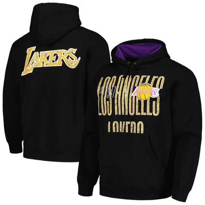 Shop Mitchell & Ness Black Los Angeles Lakers Hardwood Classics Og 2.0 Pullover Hoodie