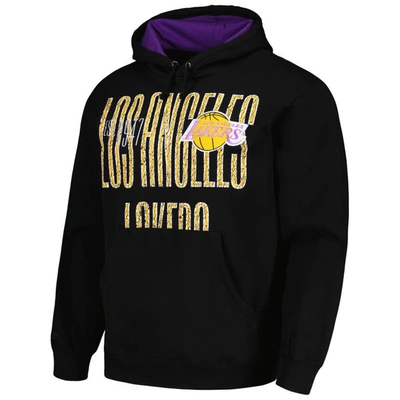 Shop Mitchell & Ness Black Los Angeles Lakers Hardwood Classics Og 2.0 Pullover Hoodie