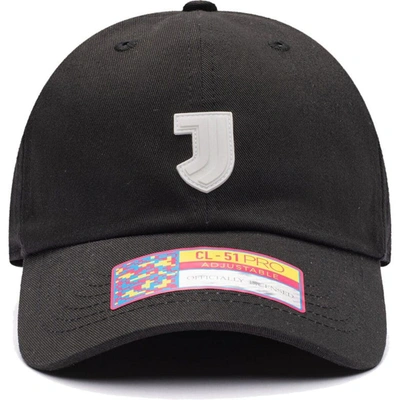 Shop Fan Ink Black Juventus Casuals Adjustable Hat