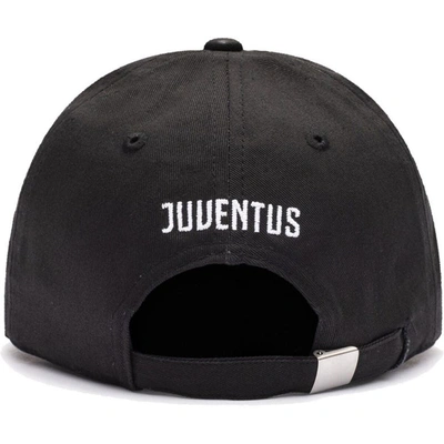 Shop Fan Ink Black Juventus Casuals Adjustable Hat