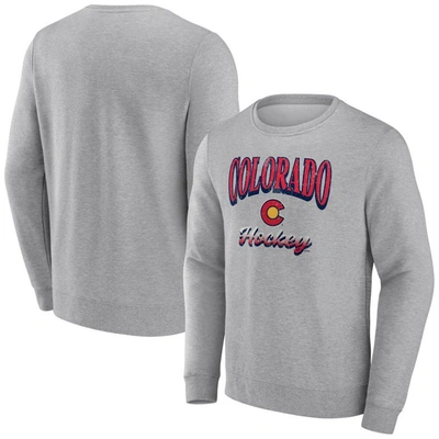 Shop Fanatics Branded Heather Gray Colorado Avalanche Special Edition 2.0 Pullover Sweatshirt