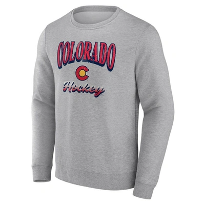 Shop Fanatics Branded Heather Gray Colorado Avalanche Special Edition 2.0 Pullover Sweatshirt