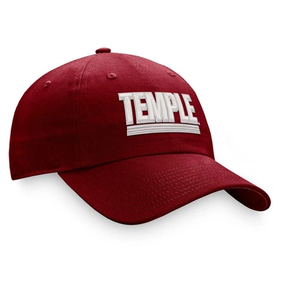 Shop Top Of The World Red Temple Owls Slice Adjustable Hat