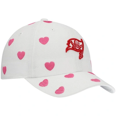 Shop 47 Girls Toddler ' White Tampa Bay Buccaneers Surprise Clean Up Adjustable Hat