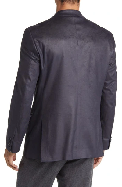 Daniel Hechter Norris Faux Suede Blazer In Blue